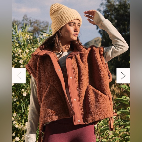 Free People Jackets & Blazers - Free people Sherpa scout it out vest